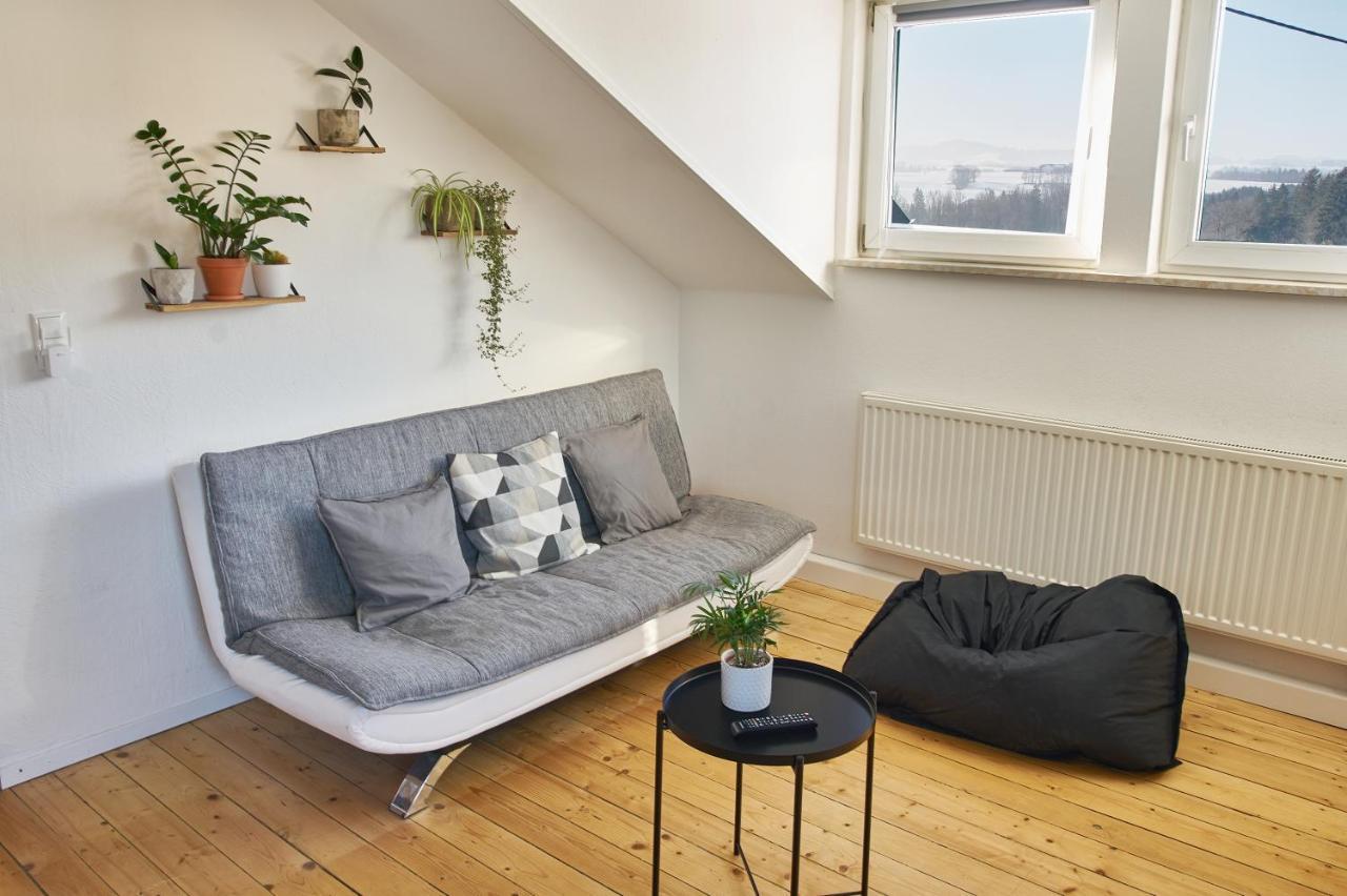 Green-Art-Living Fuer 3 Im Allgaeu Mit Queensize & Wifi Lauben  Buitenkant foto